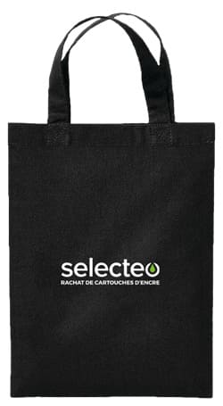 Gagnez un tote bag noir grâce au rachat de vos cartouches vides